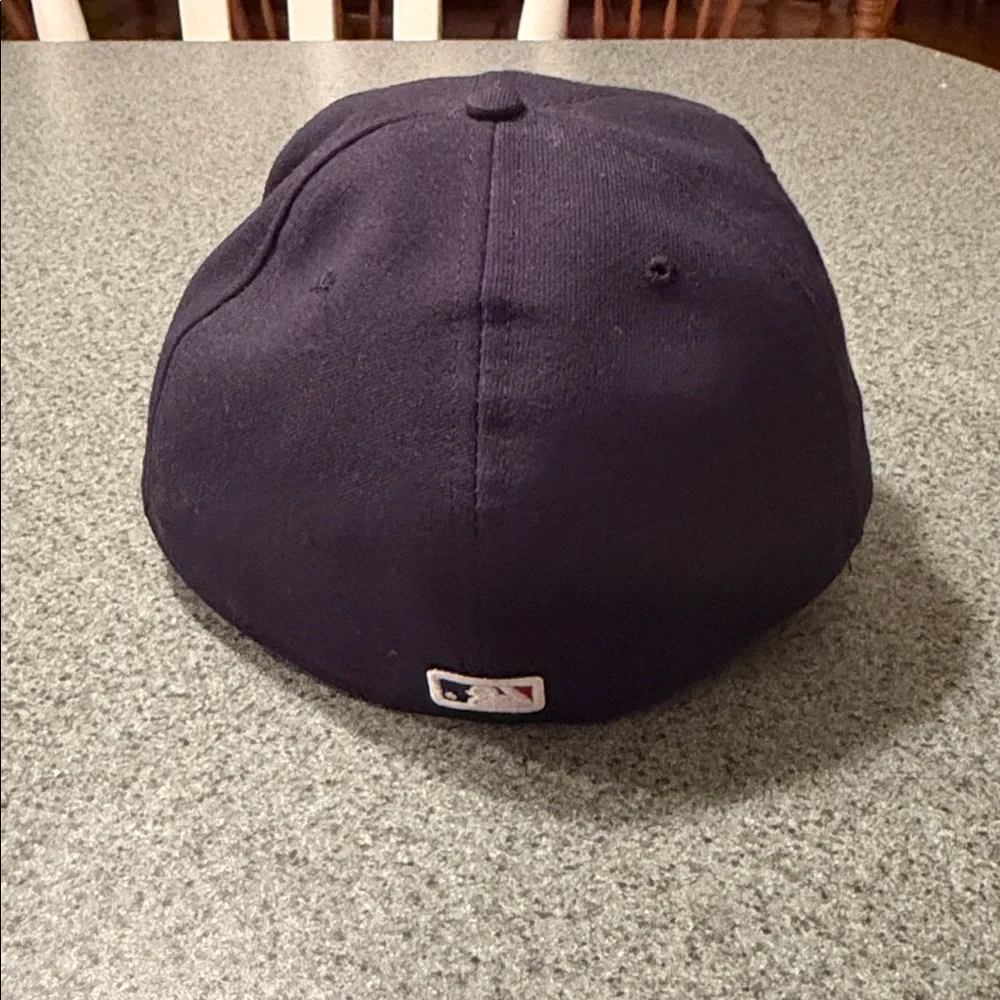 59FIFTY Boston Red Socks Authentic Collection Navy Baseball Cap Brim - Picture 3 of 7